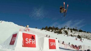 McRae Williams grabs his first World Cup win of the season Saturday Font Romeu, France. (photo: FIS-SFR Freestyle Tour-Nico Schlosser)