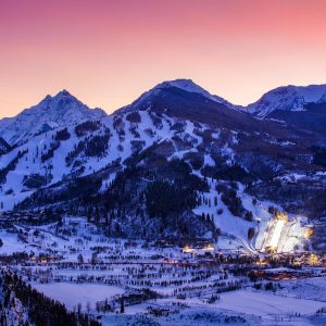 The X Games competition venue at Buttermilk Mountain in Aspen, Colo. (photo: ESPN)