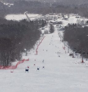 The Kelly Brush Race Arena on the Inverness Trail, on Mt. Ellen at Sugarbush Resort in Vermont. (photo: Green Mountain Valley School)