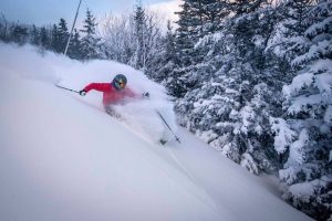 Wildcat skiers enjoyed deep holiday snowfall on Dec. 30, 2016. (photo: Wildcat Mountain)