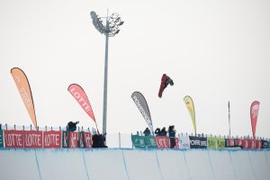 American snowboarder Kelly Clark rides to a World Cup halfpipe victory on Sunday in South Korea. (photo: Mateusz Kielpinski)