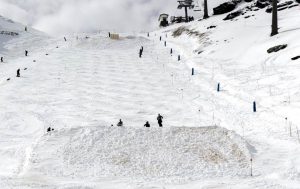 The moguls course in Sierra Nevada, Spain is ready for World Championships athletes. (photo: Sierra Nevada 2017)