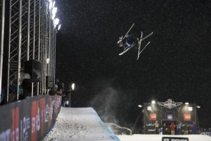 Alex Ferreira competes in Tignes. (photo: Nico Schlosser)