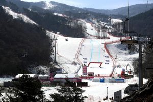 The Jeongseon Alpine Center in Jeongseon-gun, South Korea hosts the Audi FIS Ski World Cup this weekend. (photo: Getty Images-Sean M. Haffey via USSA)