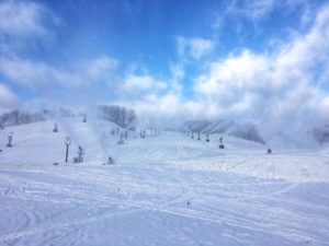 Crystal Mountain has been blowing snow whenever possible for their Thanksgiving opening day. (photo: Crystal Mountain Resort)