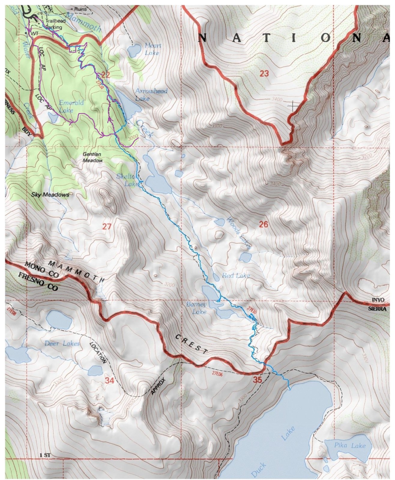 barney-lake-duck-lake-hiking-map.jpg