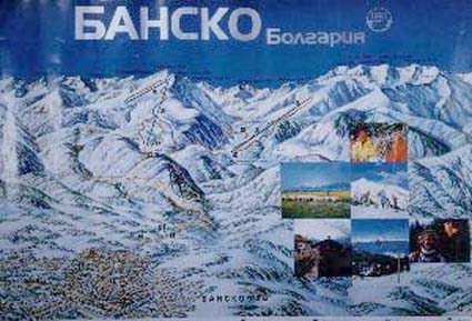 Bansko trail map