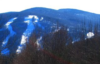 Trails spill down the flanks of Salt Ash Mountain.