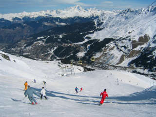 The slopes of Meribel.