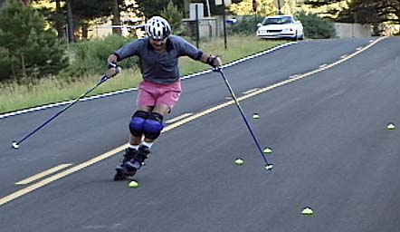 Slalom course demo