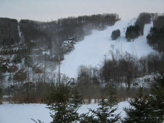 HoliMont's Sunset Chair sits at the far western end of the resort.