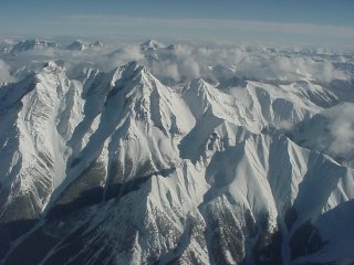 The Canadian Rockies between Golden and Calgary (photo Marc Guido)