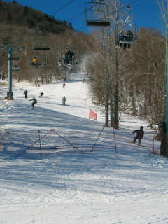 Back to the base for another lap at Killington.