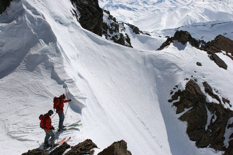 Las Leñas is known for long, sustained steeps. (photo: Derek Foose)