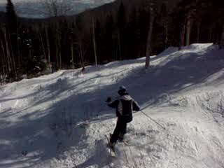 Le Sous-Bois remains as delightful as ever. (Skier: Isabelle Vallée; Photo: Marc Guido)