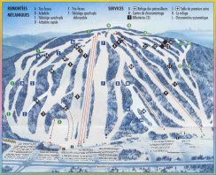 Click for full-size Le Relais trail map