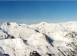 The view from atop Aiguille Rouge is breathtaking