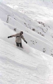 Riding at Les Arcs