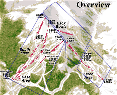 Lake Louise trail map