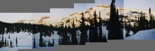 View looking south from our basecamp.