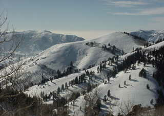 Some of the "bus run" terrain at Pow Mow. (photo Marc Guido)