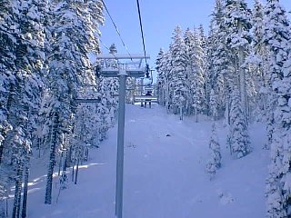 Aboard the Grandview Express (photo Sierra-at-Tahoe)