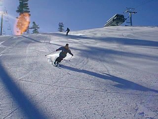 Wide-open corduroy for GS turns (photo Sierra-at-Tahoe)