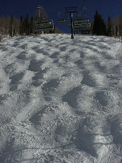 Some of Steamboat's bumps