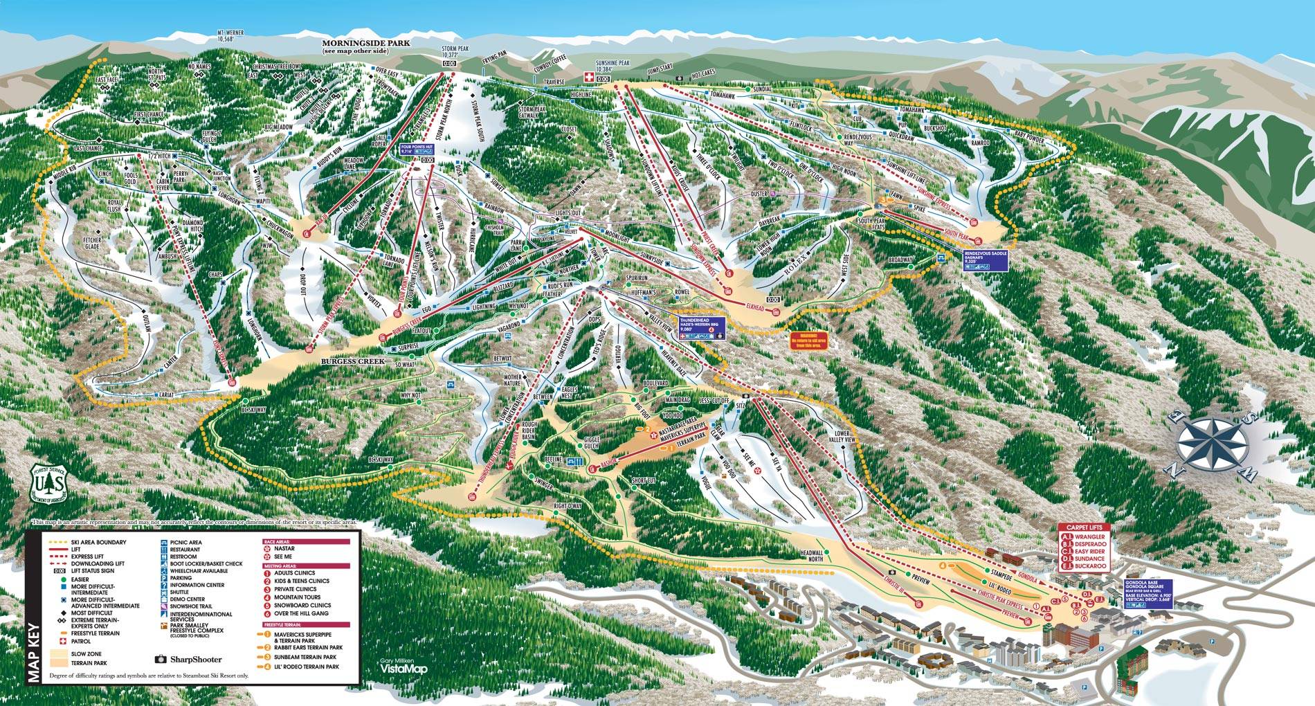 Steamboat Trailmap2010 