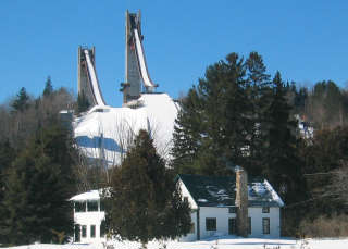 Lake Placid's Olympic ski jumps. (photo: First Tracks!! Online/Marc Guido)