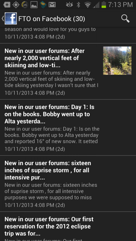 Scan our Facebook page