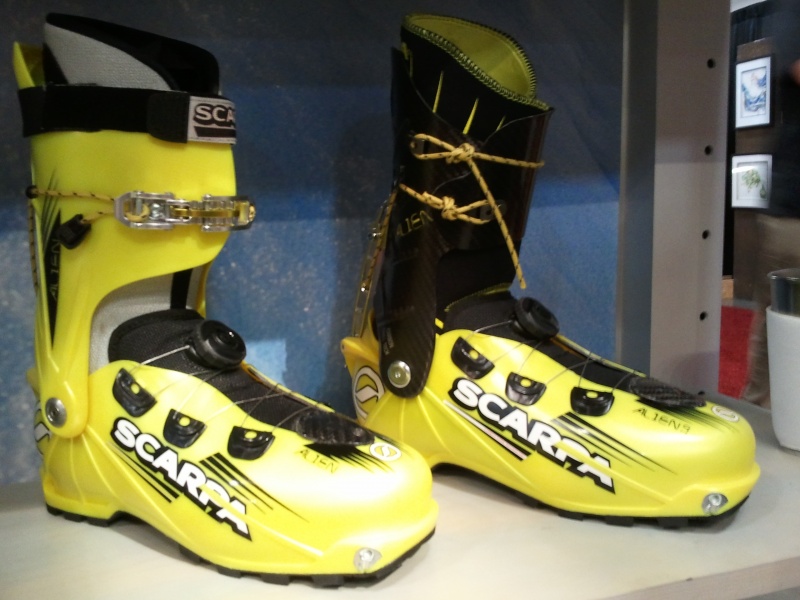 The Scarpa Alien, left, and Alien 1.0 (photo: FTO/Marc Guido)