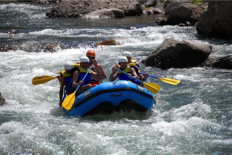 White water rafting on California's Truckee River