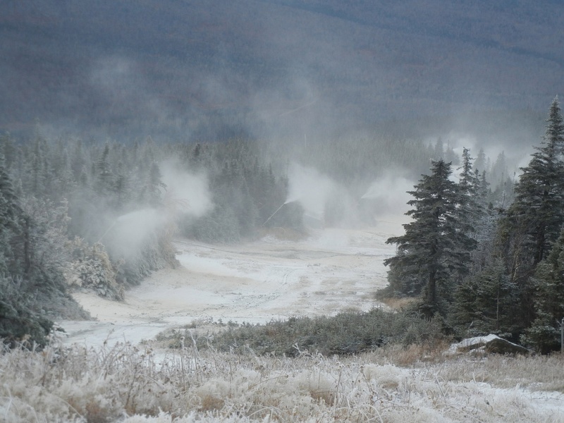 Snowmaking Begins at Sugarloaf