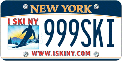 New York State Redesigning Ski License Plate