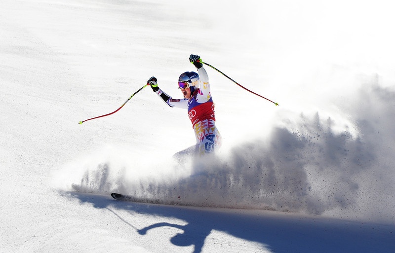 Vonn Wins Super G at Home in Vail Valley