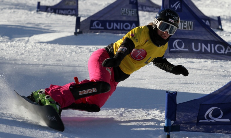 Switzerland's Patrizia Kummer extended her winning streak on Sunday in Bad Gastein, Austria. (photo: FIS/Oliver Kraus)