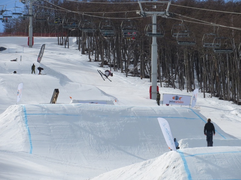 Keri Herman, of Breckenridge, Colo., competes in Ushuaia, Argentina. (photo: Steele Spence/AFP)