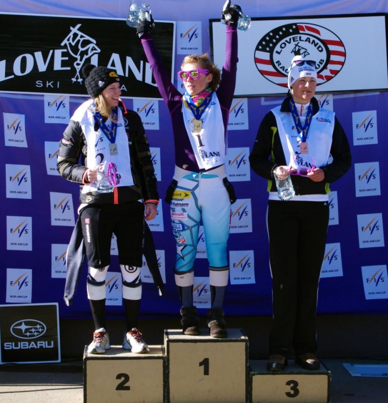 Nor-Am podium (file photo: Loveland Ski Area)