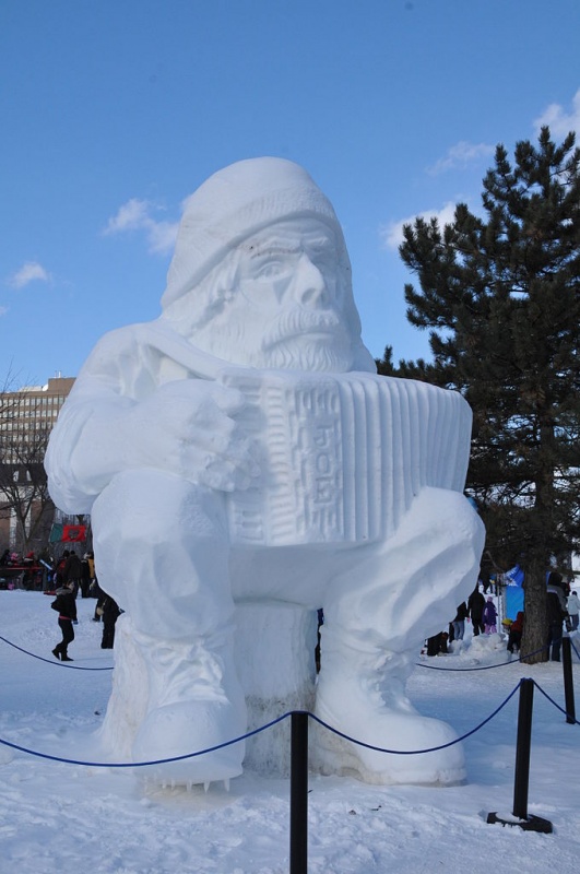 Snow sculpture in Ottawa, Canada (file photo: QUOI Media Group)