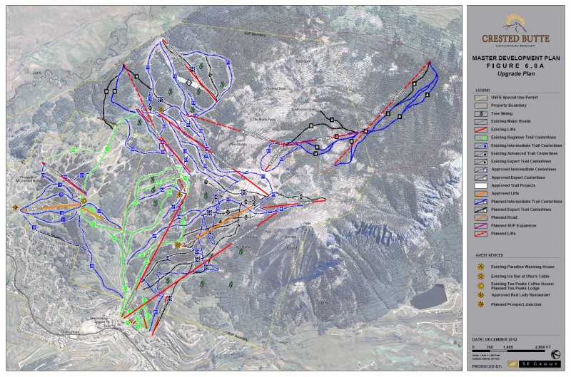 Crested Butte's 2012 Master Development Plan (image: SE Group)