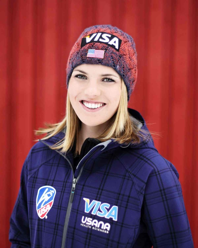 The Visa Women’s Ski Jumping Team's Abby Hughes (file photo: WSJ-USA)