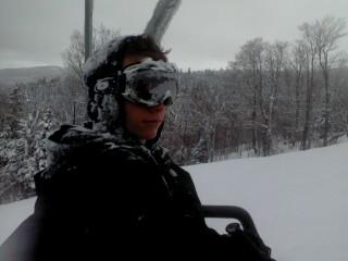 Nicholas Joy on Sunday, before he went missing at Sugarloaf ski resort in Maine (photo: Maine Warden Service)