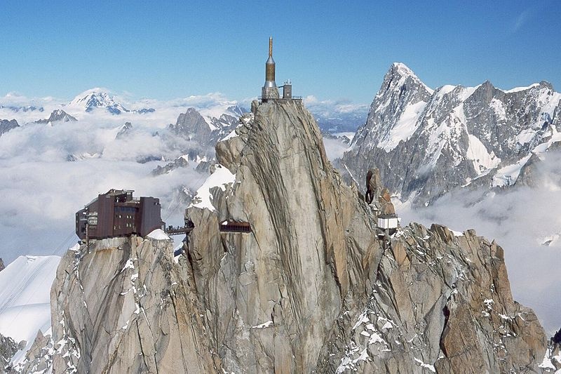 High Winds Blow British Skier Off the Aiguille du Midi