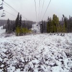 Beneath Keystone's River Run gondola this morning. (photo: Keystone Resort)