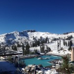 Snow and blue skies at High Camp (photo: Squaw Valley)