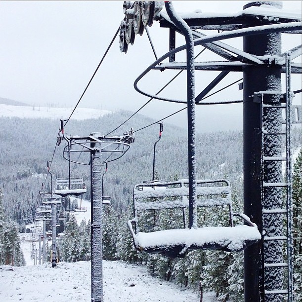 Winter Park, Colo.'s Looking Glass lift is looking ready for winter today. (photo: Winter Park Resort/@photoarchive976)