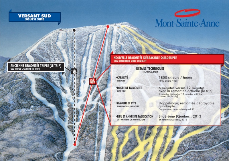 New Detachable Quad Debuts This Season at Mont-Sainte-Anne