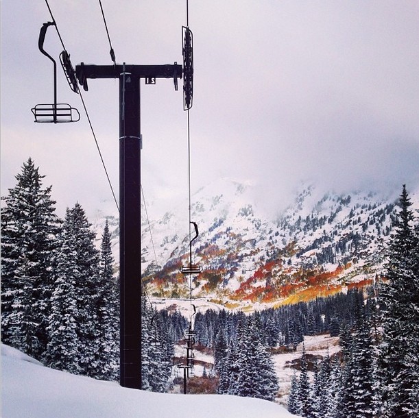 Alta Ski Area, Utah (photo: Caroline Gleich/Instagram)