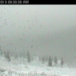 Snow falls this morning at Mt. Hood Skibowl, Ore. (photo: Mt. Hood Skibowl)